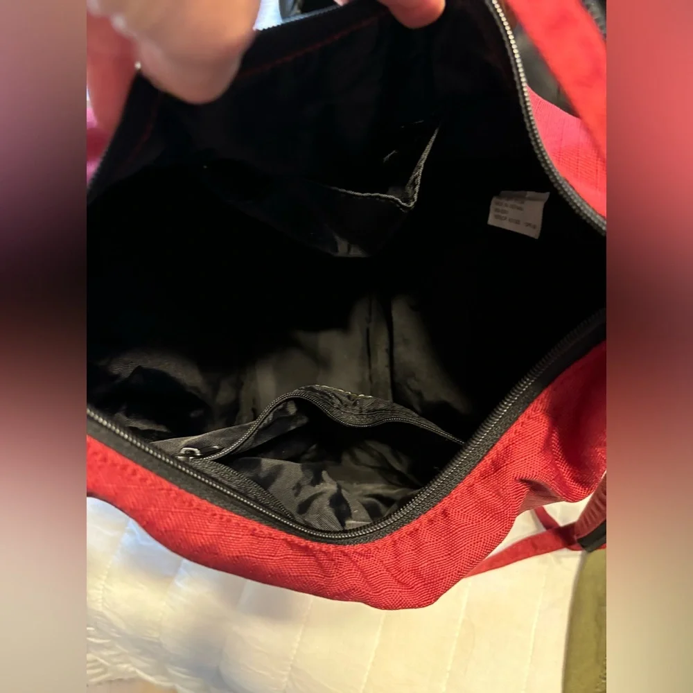 Eddie Bauer Back Pack, Sports, Camper,‎ Hiking Red Canvas See Pics